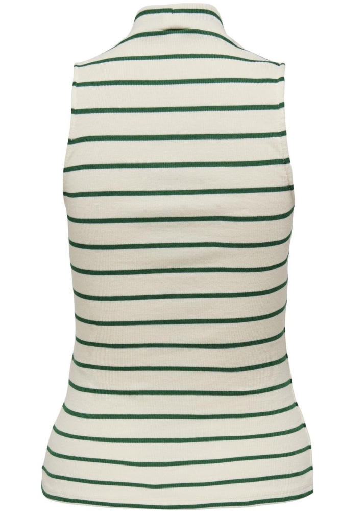 ONLNESSA S/L HIGHNECK RIB TOP JRS 15319666 CLOUD DANCER/AVENTURINE